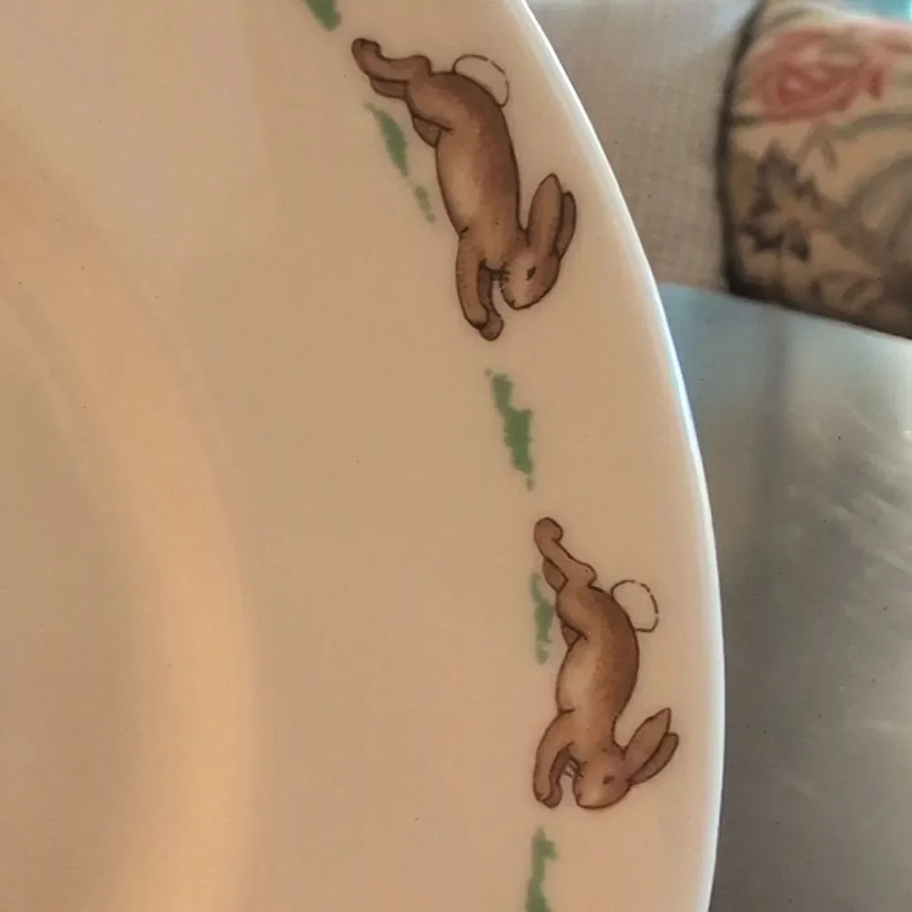 Vintage Royal Doulton Bunnykins Child's Plate and Cup Set
